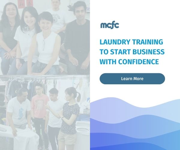 laundry training square banner